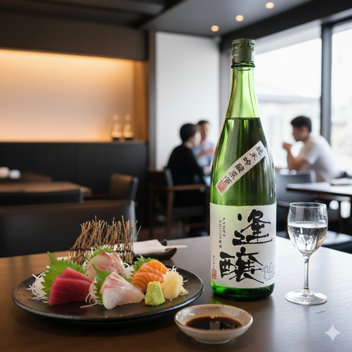 酔園 逢醸(あいがも)純米吟醸原酒 720ml 詳細画像