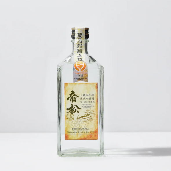 帝松　土蔵熟成吟醸古酒 バーボン樽追熟  720ml 詳細画像