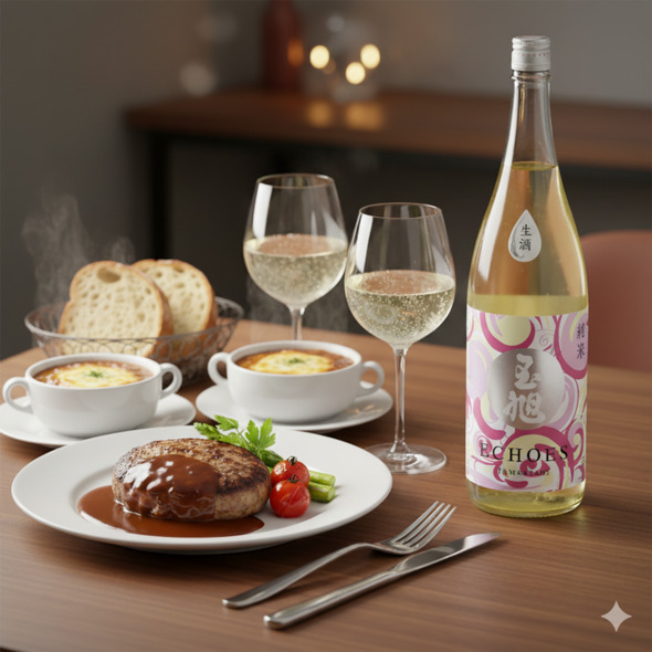 玉旭 ECHOES 酒母搾り 純米生原酒 1800ml 詳細画像 - 2